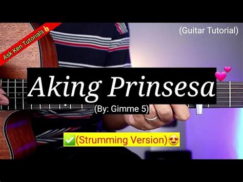 aking prinsesa chords|Gimme 5 Chords for Guitar, Ukulele at Ultimate.